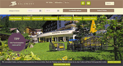 Desktop Screenshot of hotelbachmann.at